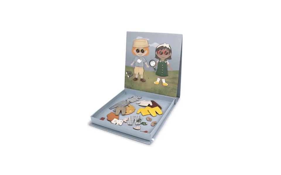 Filibabba Magnetisk Påklædningsdukke - Klar Til Dit Eventyr