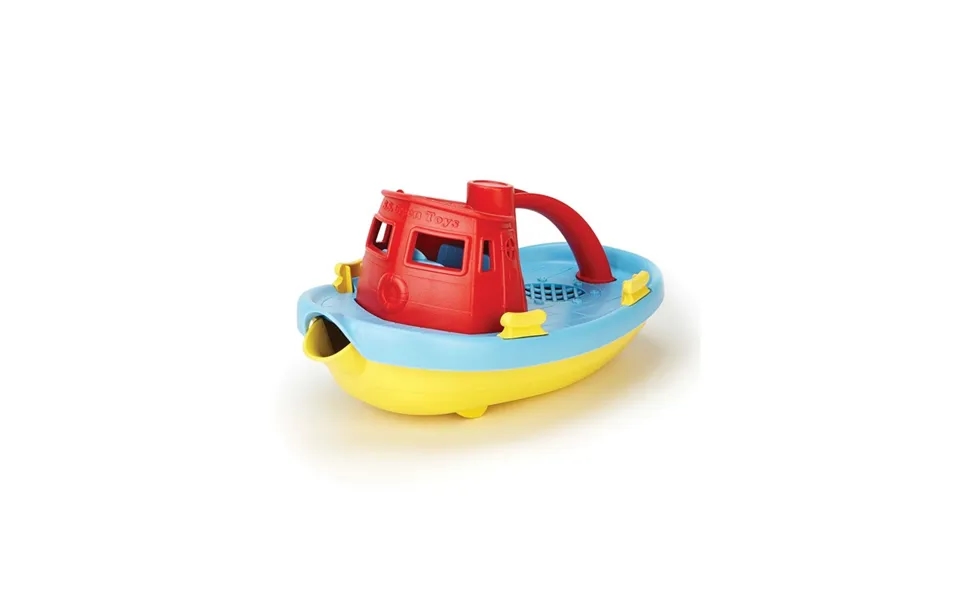 Green Toys Tugboat - Red Blue