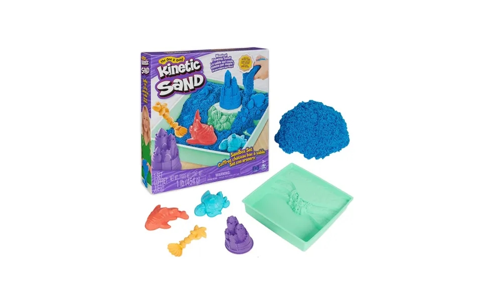 Kinetic Sand Sandbox Set Blue