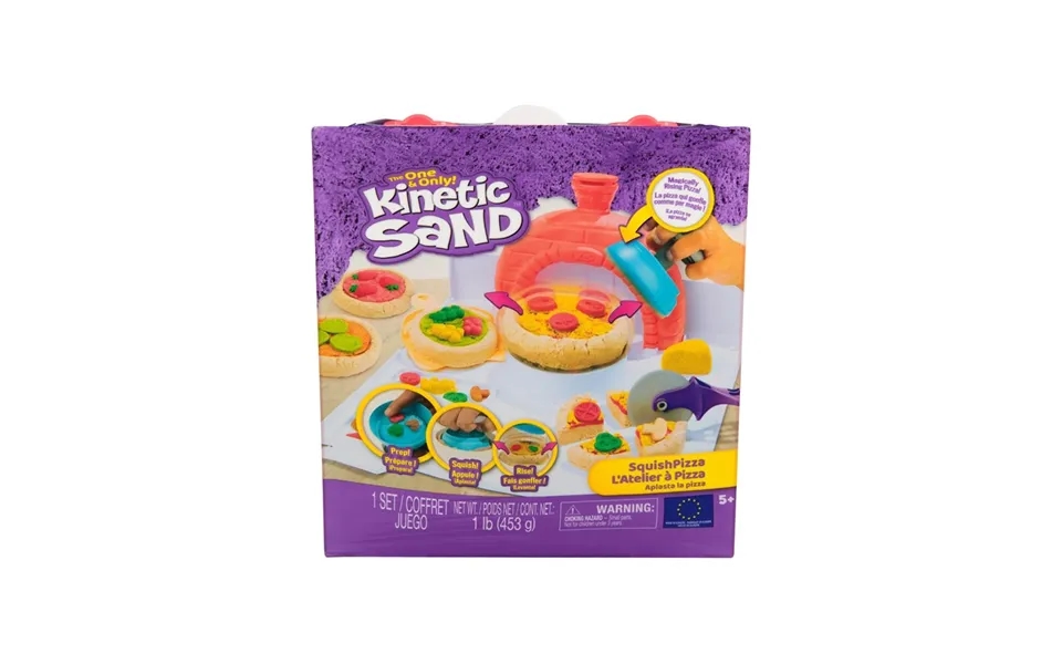Kinetic Sand Squish Pizza