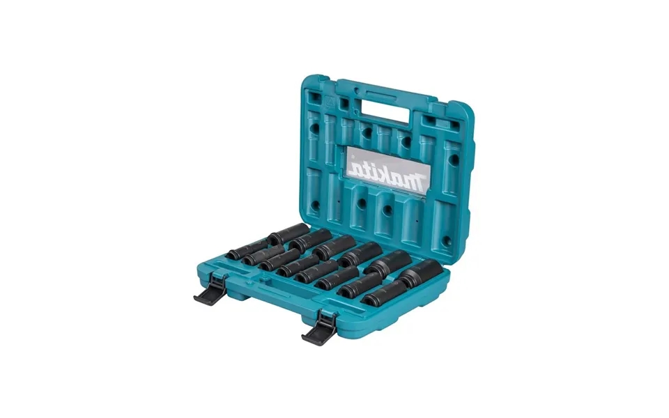 Makita E-16586 Impact Black Impact Socket Set - 14 Pieces