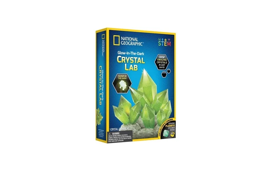 National Geographic Glow-in-the-dark Crystal Growing Lab