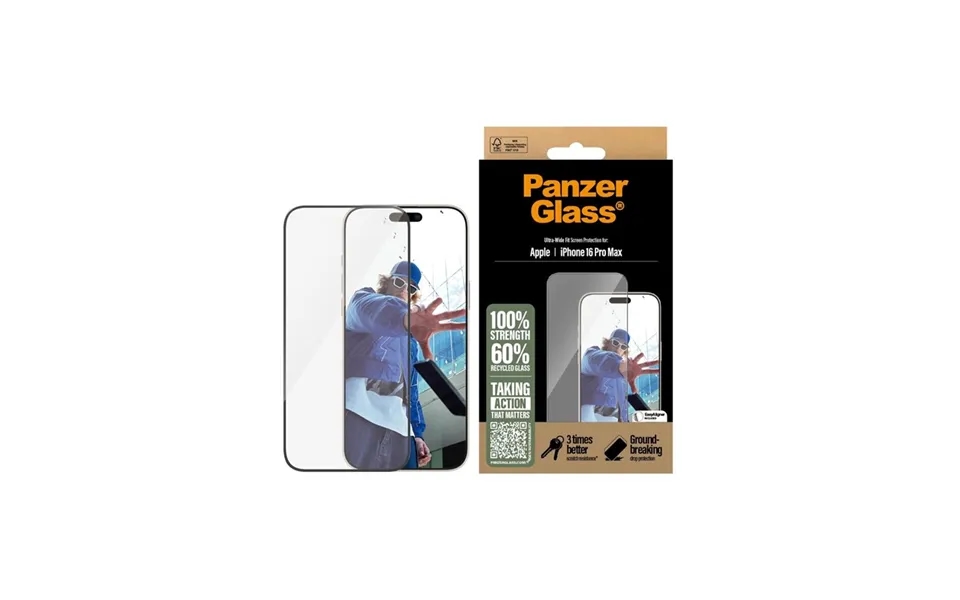 Panzerglass Screen Protector Iphone 16 Pro Max Ultra-wide Fit