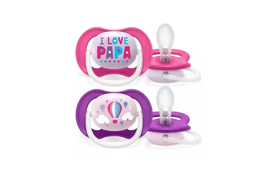 Philips Avent Scf080 04 Ultra Air Sutter 2-pak - Assorteret Farver