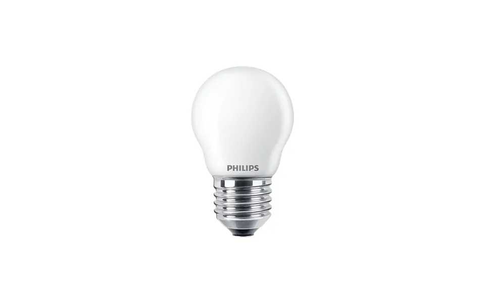 Philips Led Pære Classic Krone 4,3w 827 40w Mat E27
