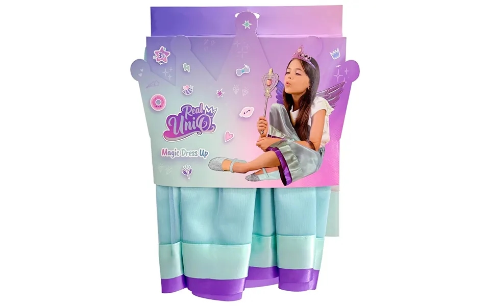 Real Uniq Udklædningsæt Fe-prinsesse - Lilla