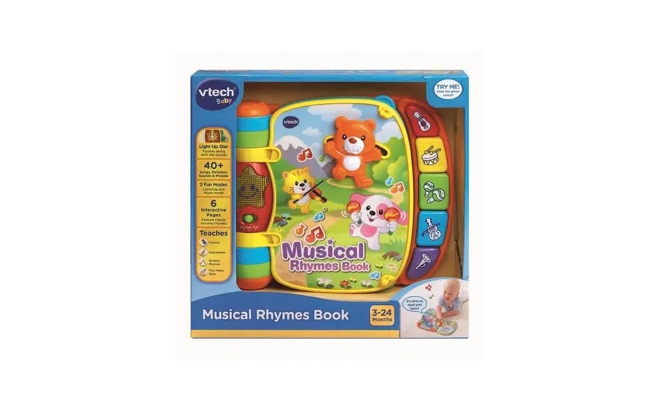 Vtech Baby Music Book With Children's Songs Dk