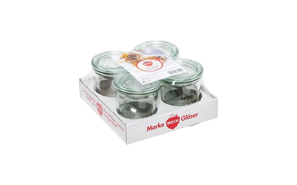 Weck Mini Mold Jar 140ml Set Of 4