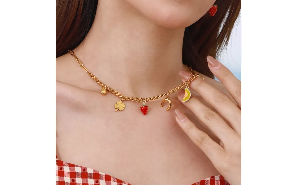 Celéste Necklace Louelle 18k Gold