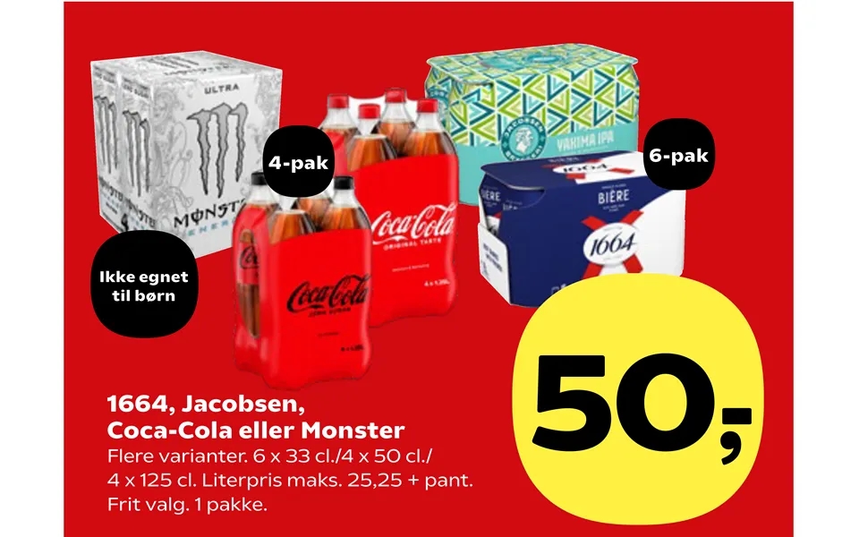 1664, Jacobsen, Coca-cola Eller Monster