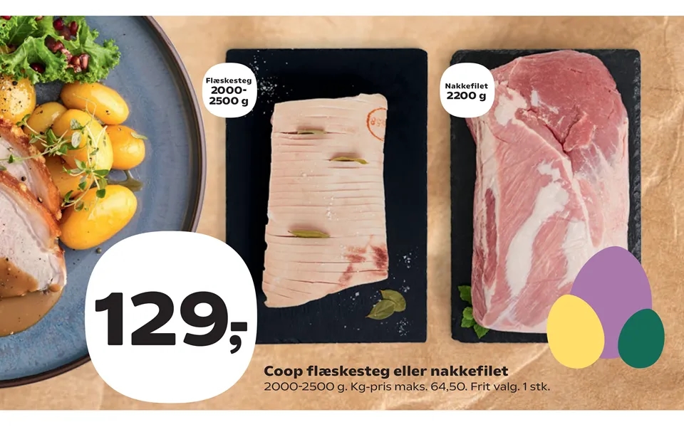 Coop Flæskesteg Eller Nakkefilet