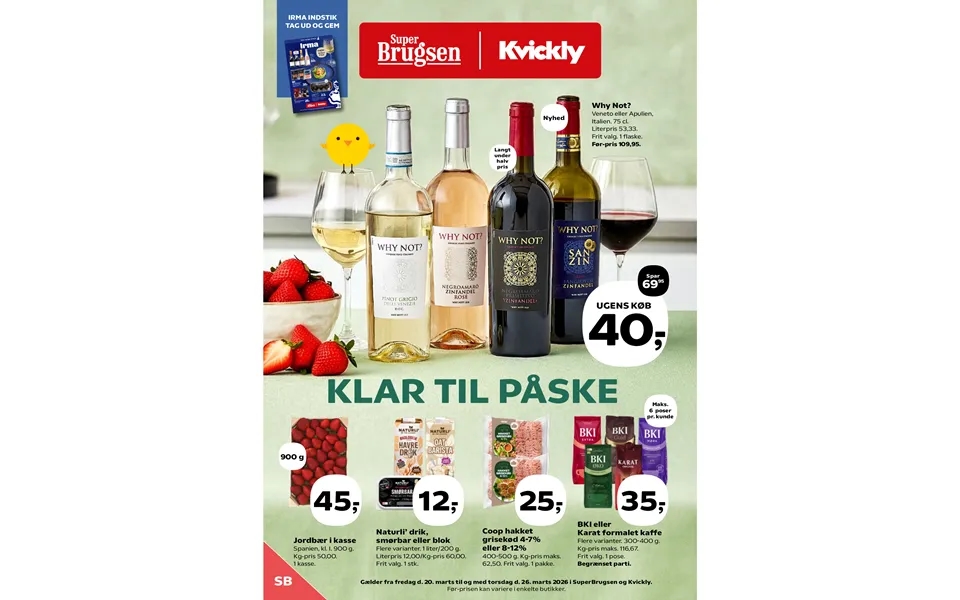 Fre 20 Mar. - Tor 26 Mar. Læs ved at trykke på avis ikonet