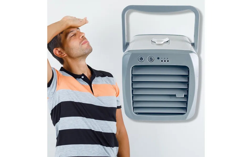 Mini Luftkøler 200 Ml. Med 3 Hastigheder