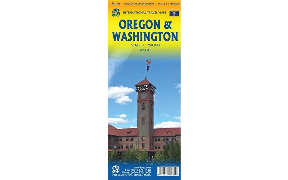 Oregon & Washington, International Travel Maps - Itm Publications