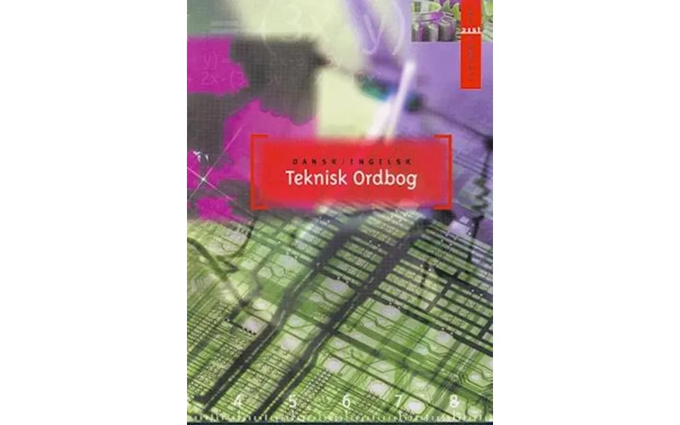 'teknisk Ordbog - Dansk-engelsk Bog Pc-udgave '