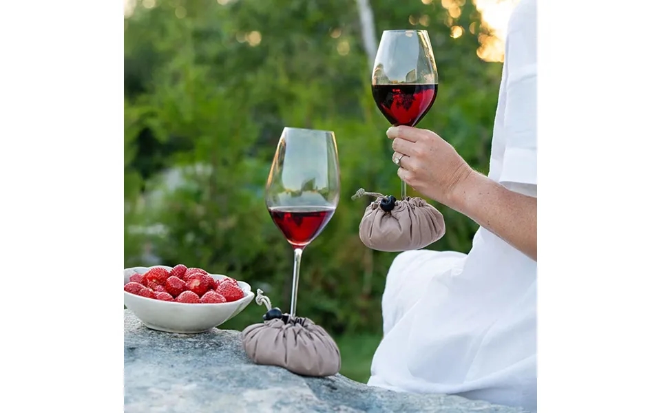 Vinglasholder Vingel 2-pak - Sand