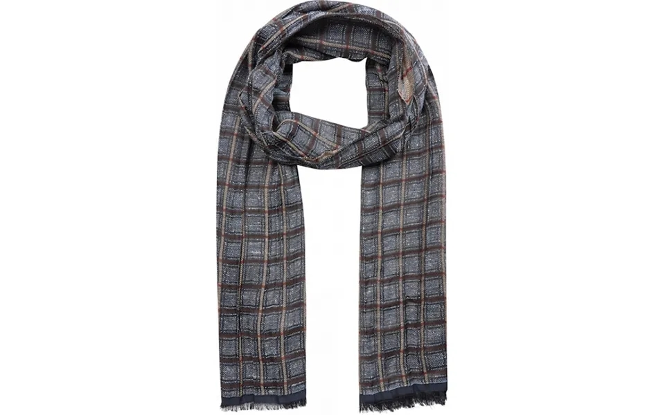 Connexion Tie Halstørklæde I Grå Ternet Mønster Til Herre