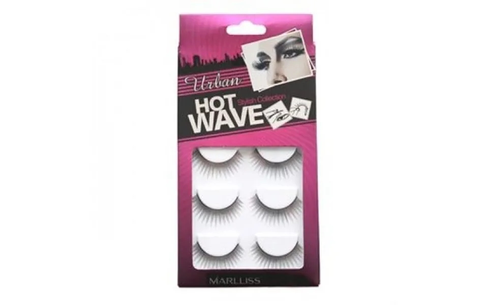 Kunstige Vipper - Hot Wave Collection 5pack No. 3105