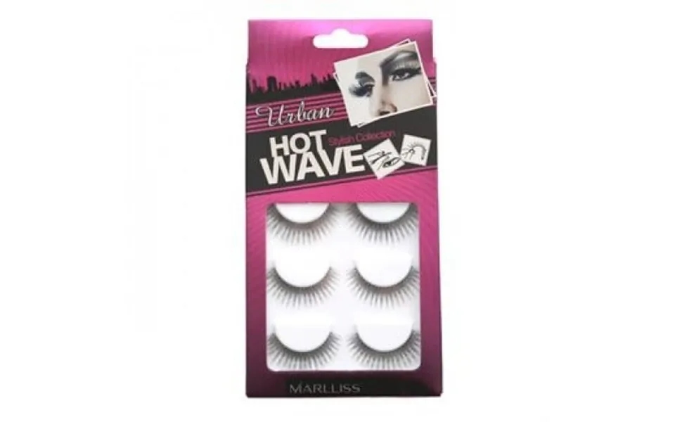 Kunstige Vipper - Hot Wave Collection 5pack No. 3201
