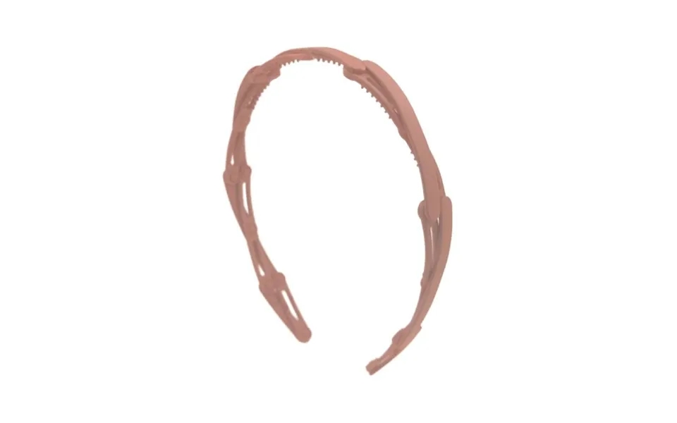 Soho Foldbar Hårbøjle - Pink Beige