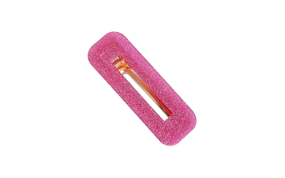 Soho Mova Hårspænde - Glitter Magenta