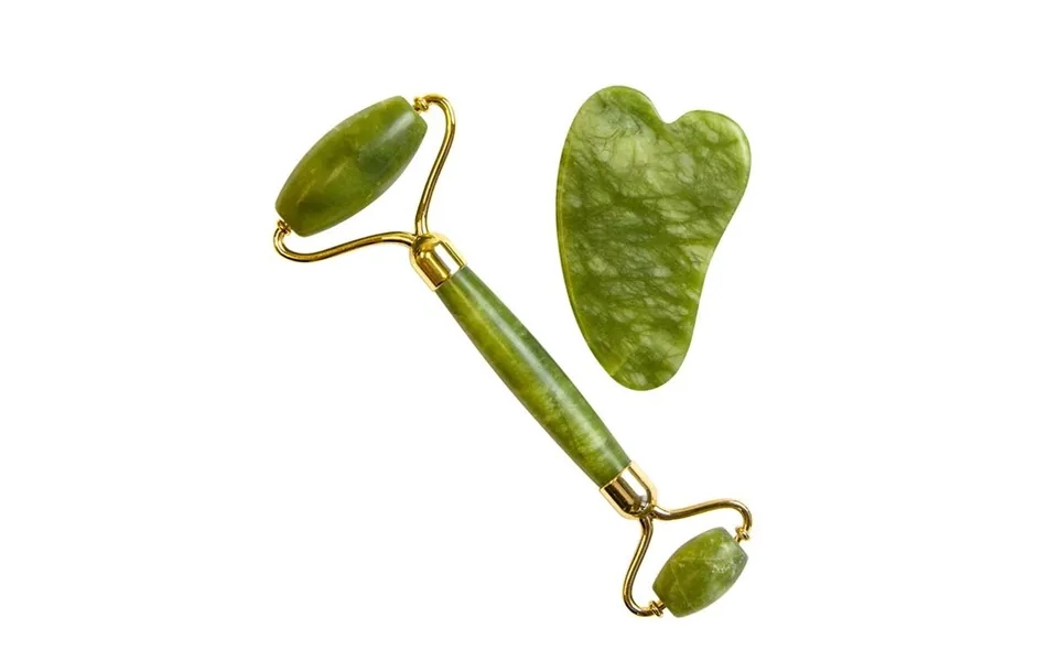 Uniq Face Roller Jade Roles & Guasha Stone Green