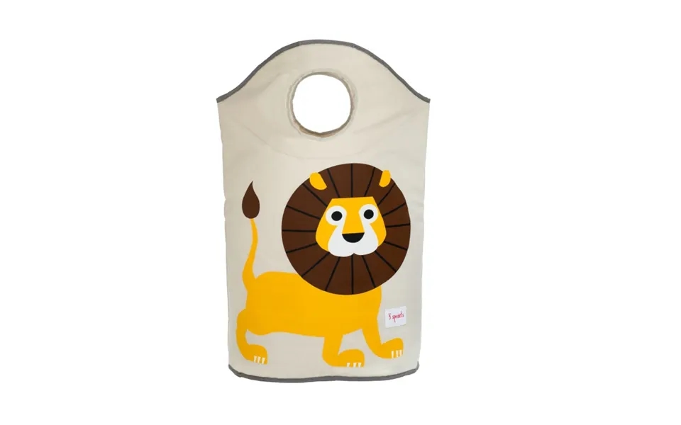 3 Sprouts Vasketøjskurv - Gul Løve