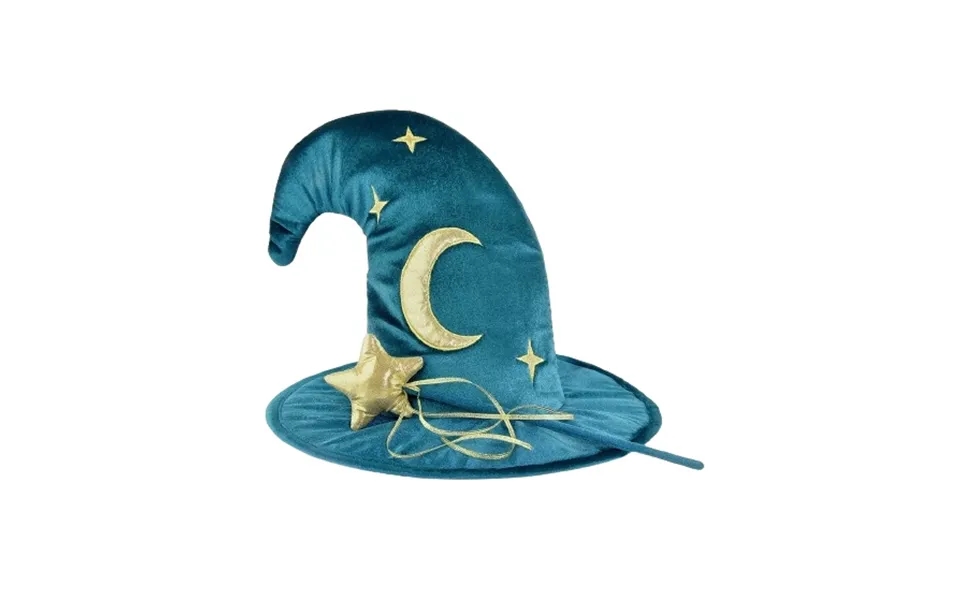 Den Goda Fen Wiard-hat Og Tryllestav I Fløjl F77601