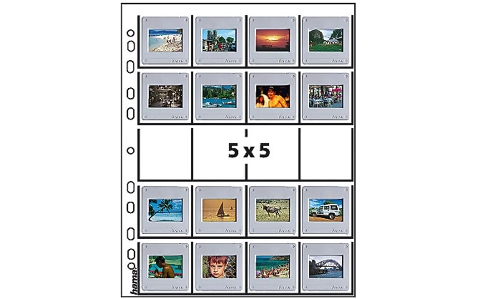 Hama Diaslomme Pro 5x5 20 2,3mm 25 Stk. Til Dias I Ramme