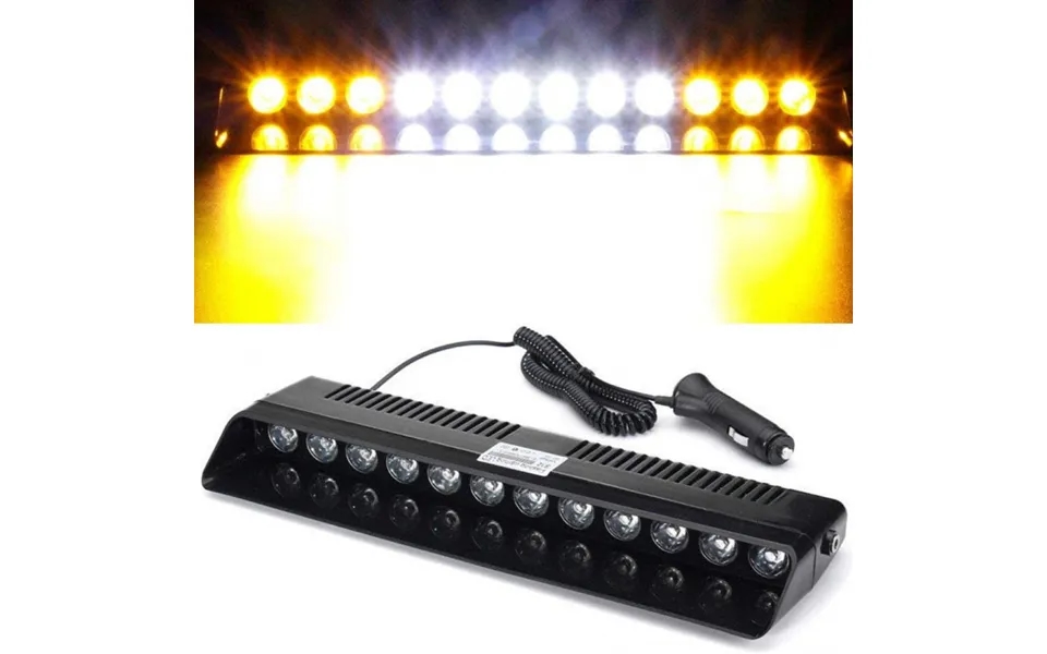 Led Strobe Lampe Til Bil - Blåt Lys