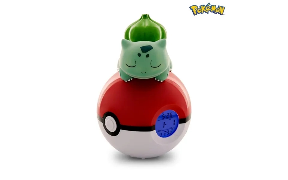 Nemesis Now Pokémon Bulbasaur Light-up Fm-vækkeur