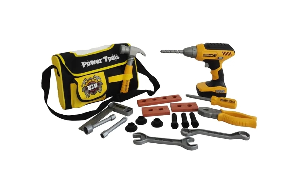 Power X Byggeværktøj 21 Dele M Opbevaringstaske Og B O-boremaskine 20358