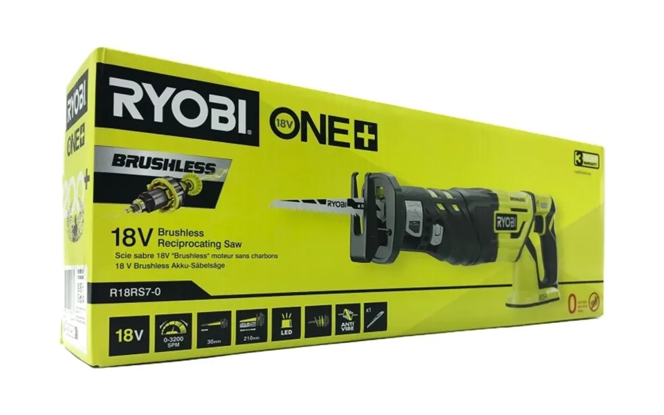 Ryobi One R18rs7-0 Bajonetsav Uden Batteri Intet Batteri