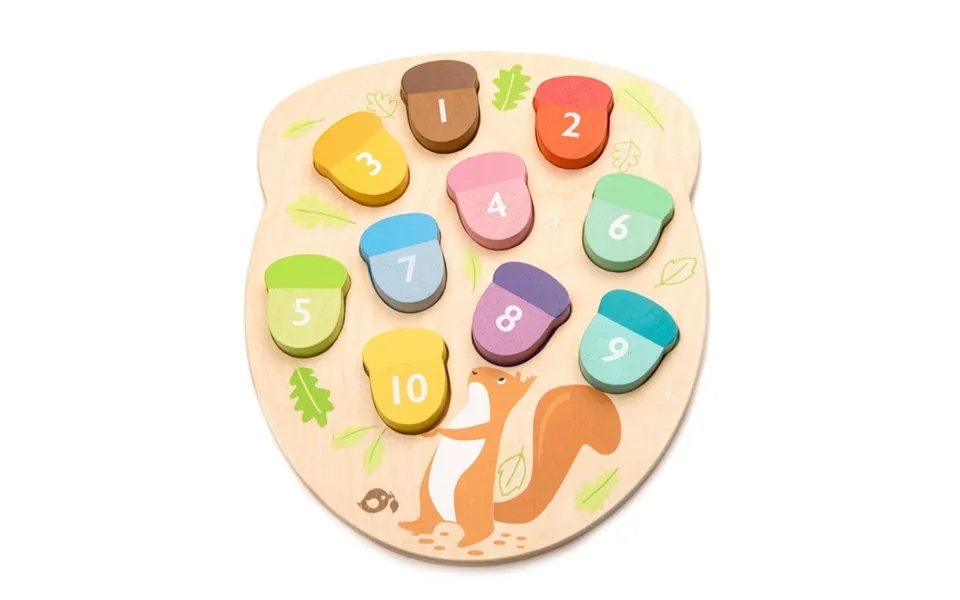 Tender Leaf Læring Af Tal - Hvor Mange Agern