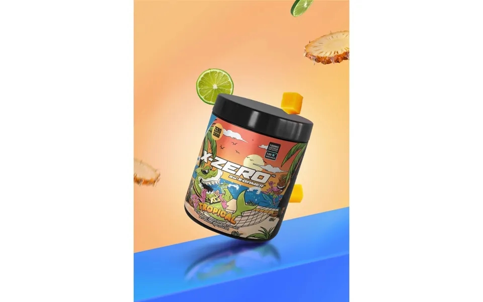 X-gamer Energidrikpulver X-zero 160 Gram Tropical