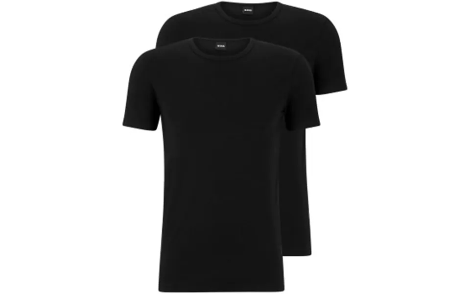 Boss 2p Modern Round Neck T-shirt Sort Bomuld Xx-large Herre