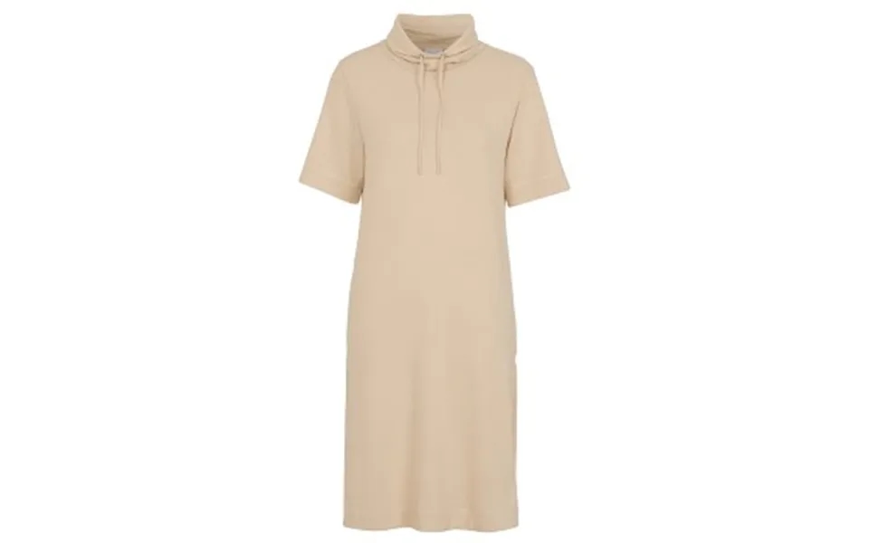 Damella Knitted Lounge Dress Sand Small Dame