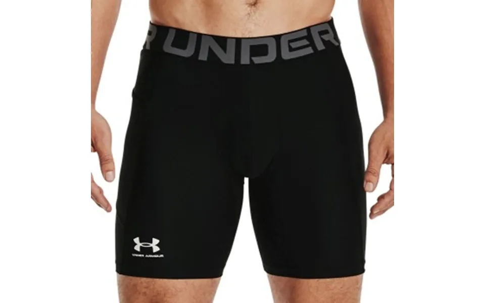 Under Armour Heatgear Mid Compression Shorts Sort X-large Herre