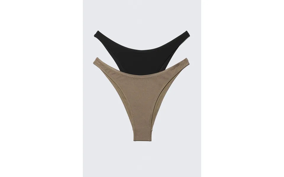 2-pack Mini Brazilian Bikini Bottoms