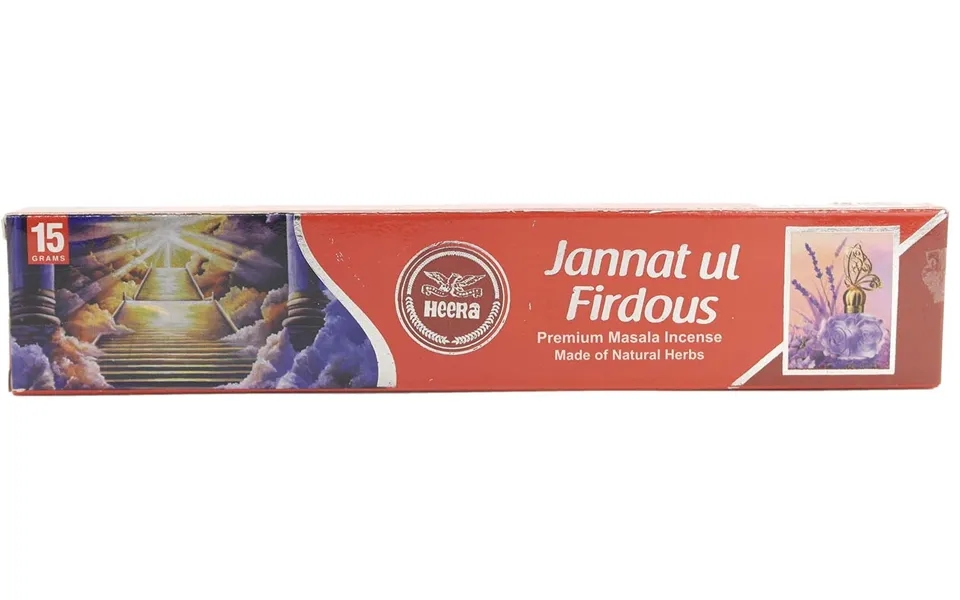 Jannat Ul Firdous Røgelsespinde 15 Gr.
