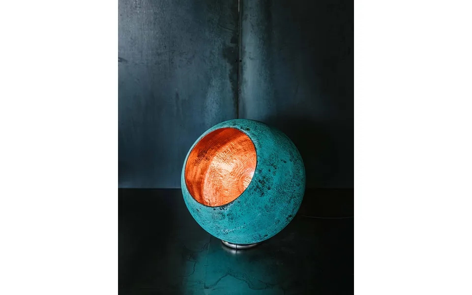 Floor Oxideret Kobberlampe 50 Cm Nej