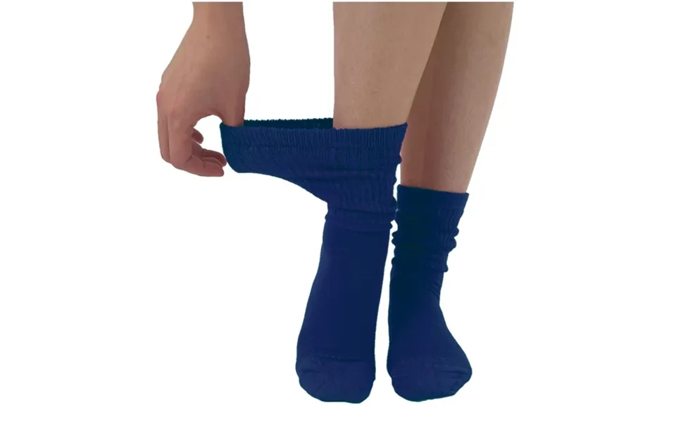 Bambus Sokker Med Ekstra Vidde - Navy