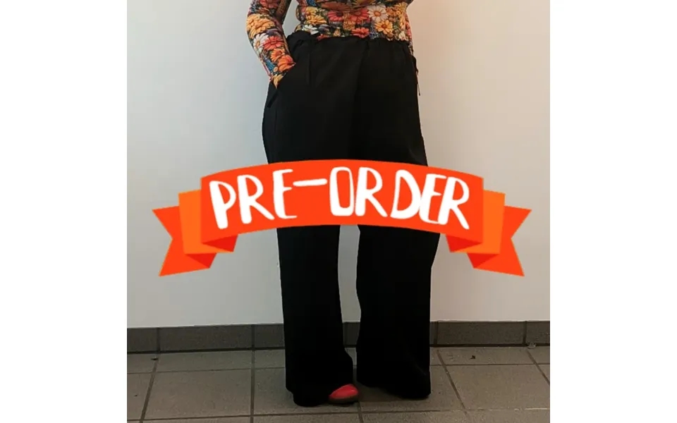 Loose Fit Bukser - Black