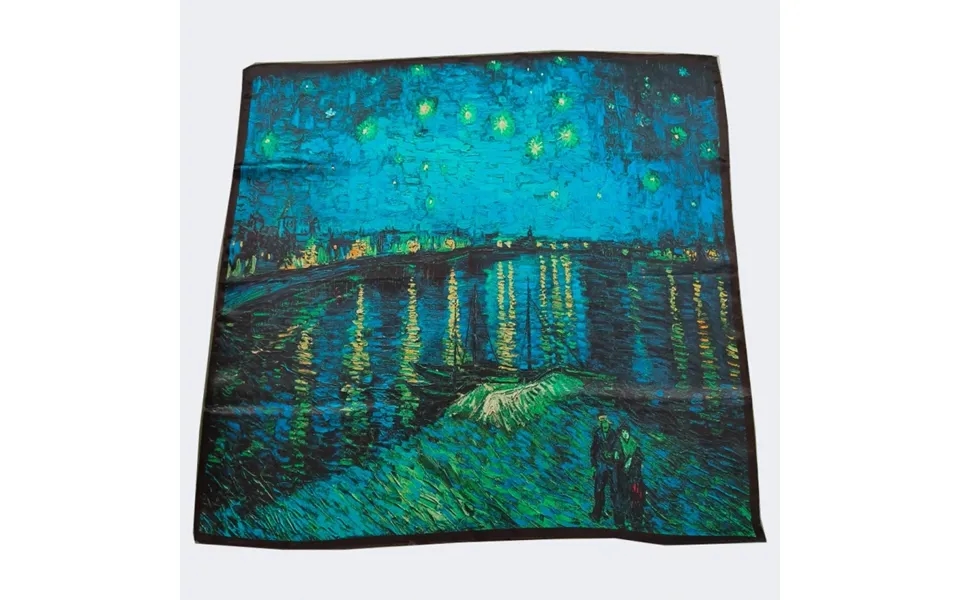 Silke Tørklæde Green Night