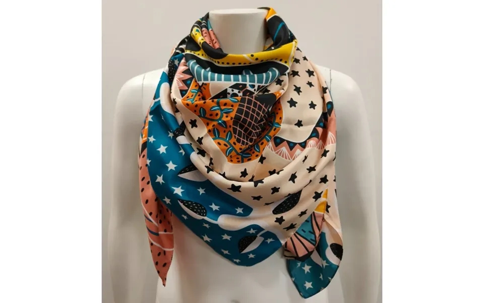 Silke Tørklæde Koral Hest