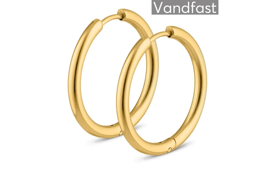 Annebrauner Creole Every Day 20mm Øreringe 18k Guldbelagt