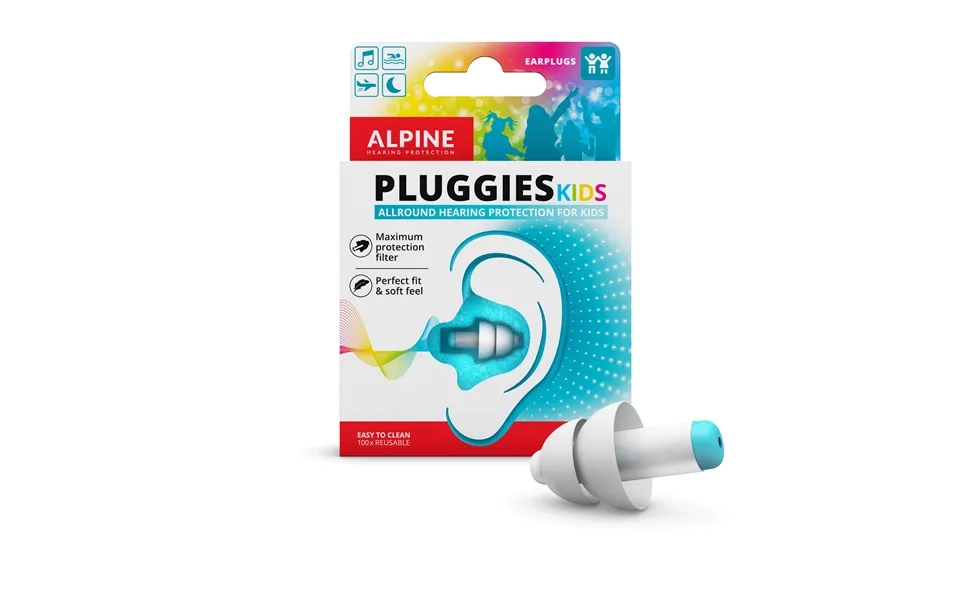 Alpine Pluggies Kids Ørepropper 1 Par
