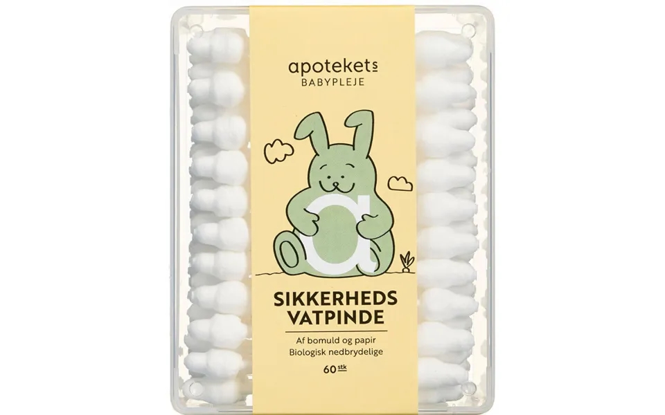 Apotekets Baby Sikkerhedsvatpinde 60 Stk