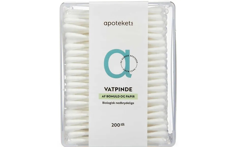 Apotekets Vatpinde 200 Stk