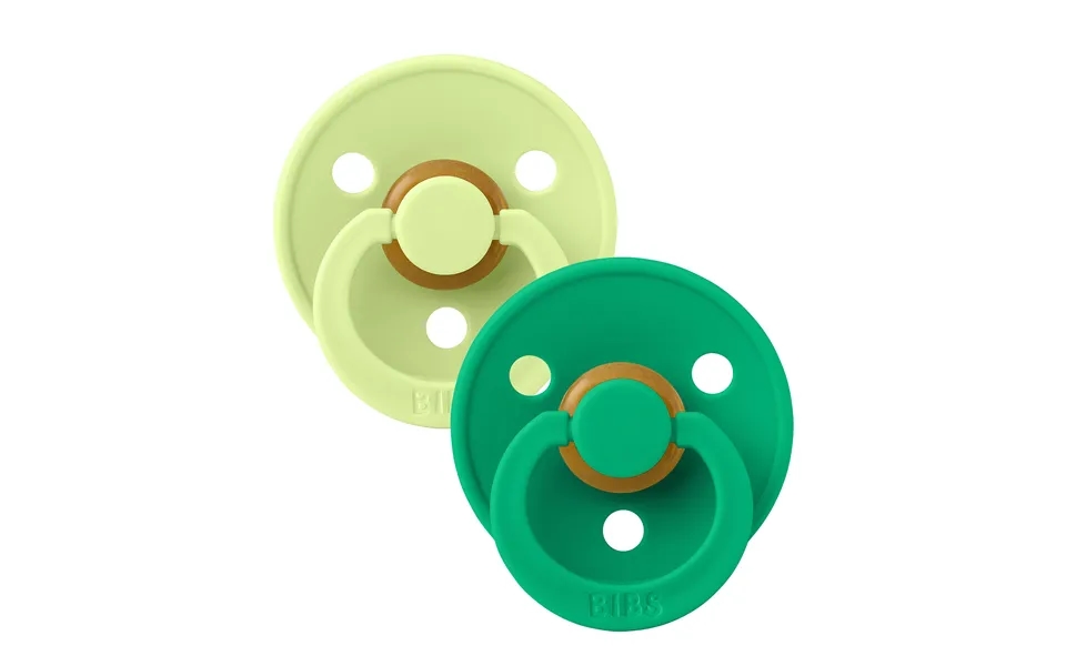 Bibs Pacifier Colour 2 Pack Latex Size 2 Matcha Cactus 2 Stk